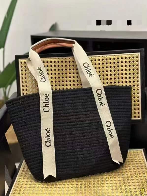 πππ Large Woody Beach Basket Bag