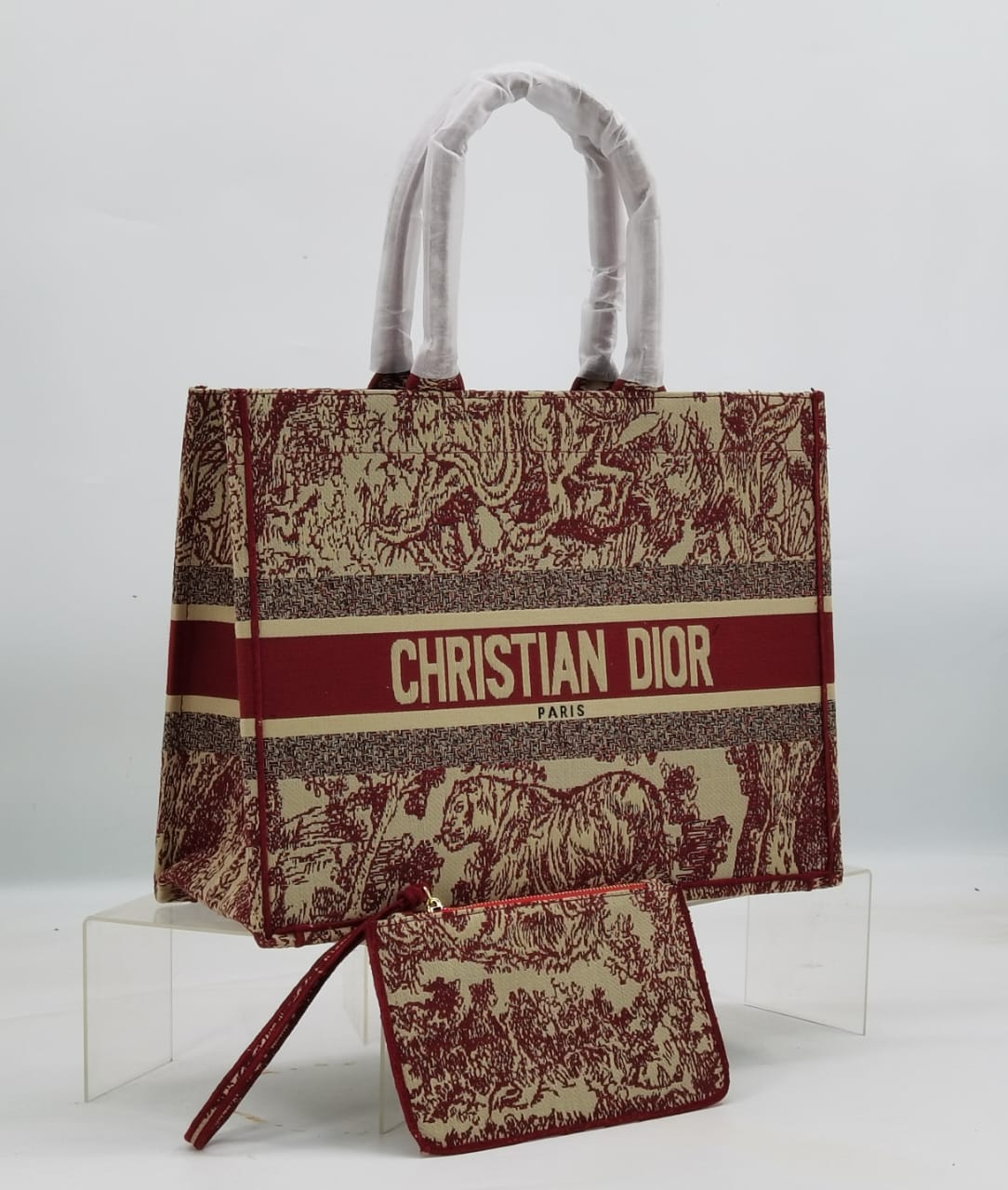 C.D Small Tiger Tote Bag