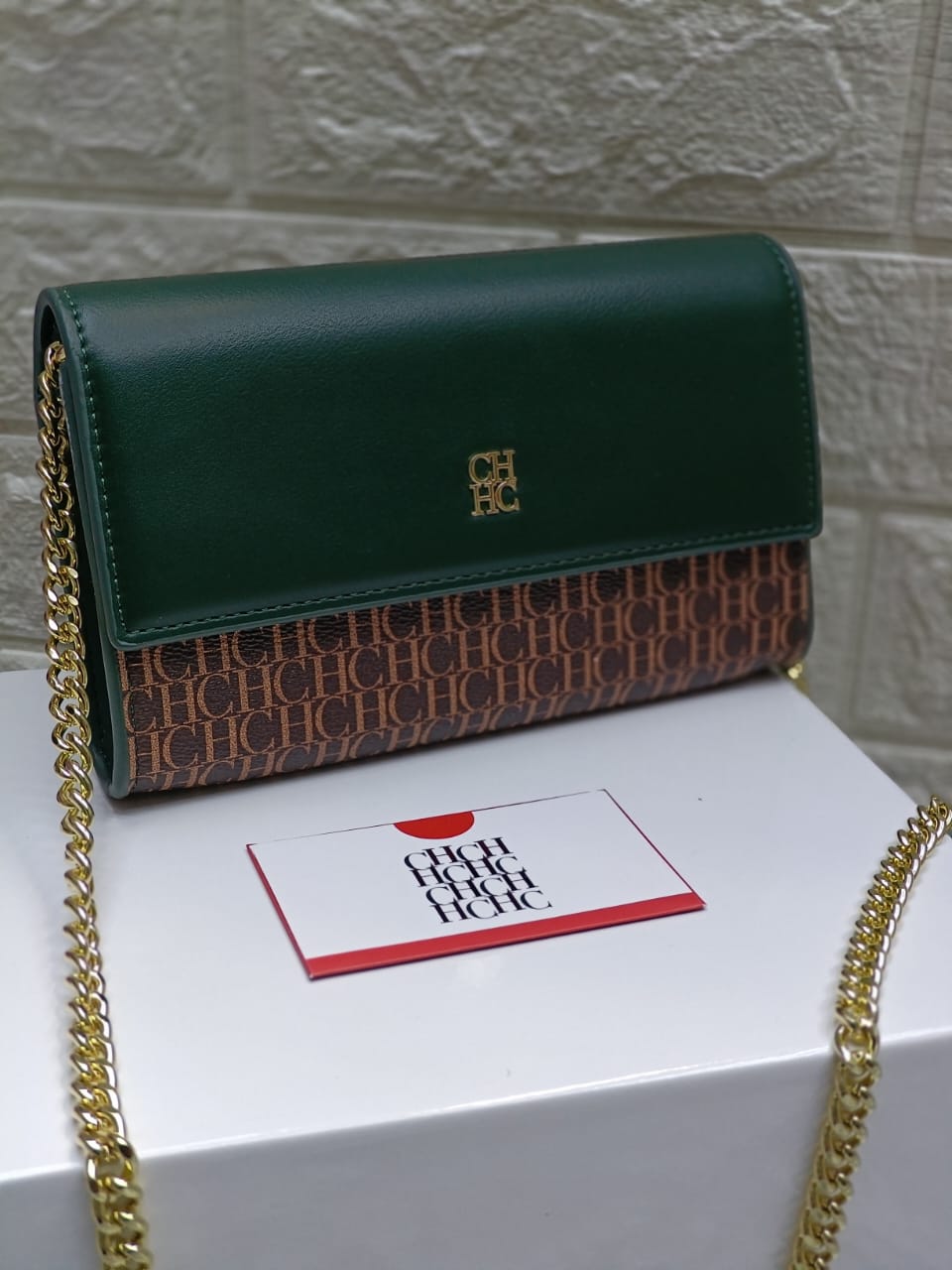 CAROLNA HERERA Leather mini bag 20*12CM