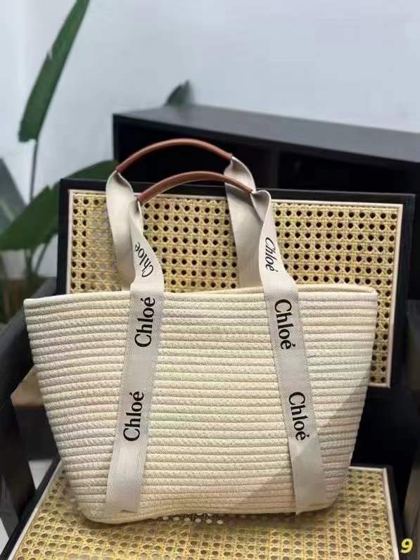 πππ Large Woody Beach Basket Bag