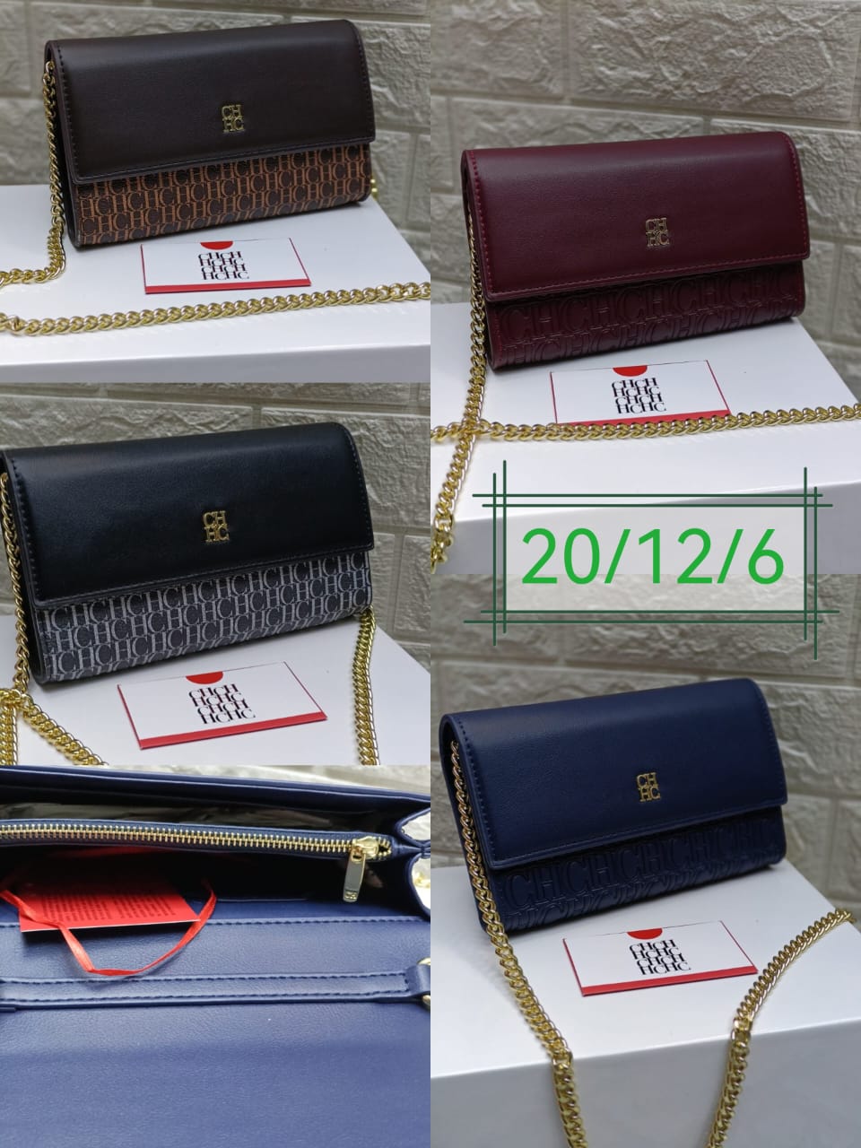 CAROLNA HERERA Leather mini bag 20*12CM