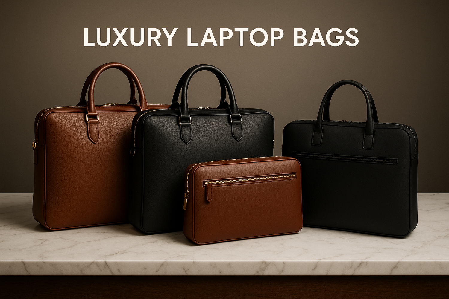 luxury laptop bags banner