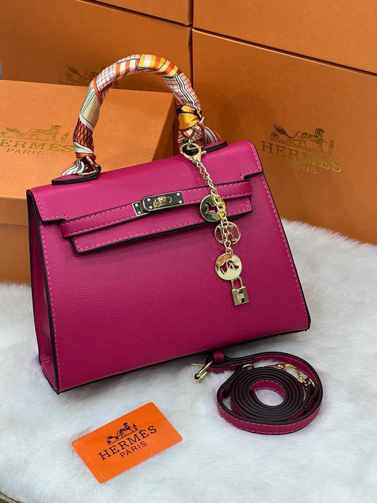 𝐇 Sellier Gold Hardware Bag in Epsom Leather 25cm