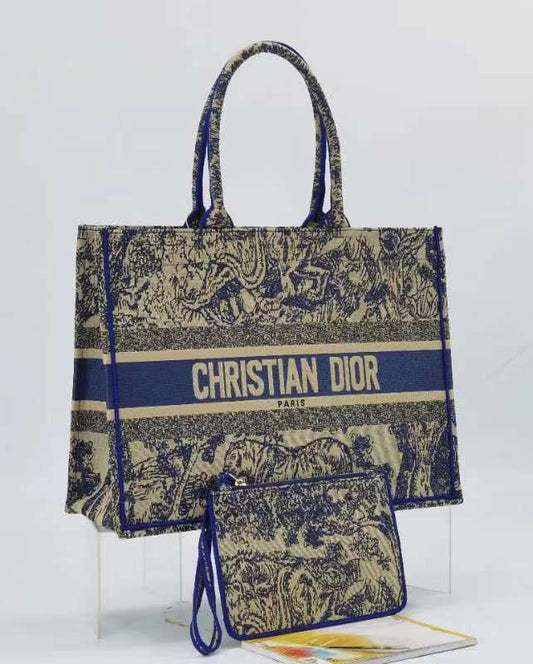 C.D Small Tiger Tote Bag